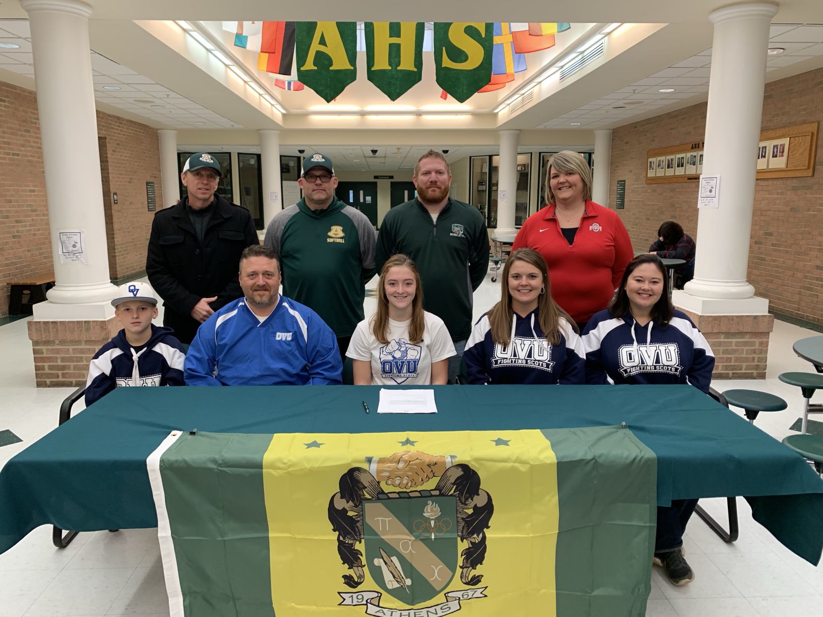 Sharp signs with OVU